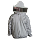 giacca apicoltore bianca con velo quadrato